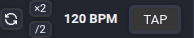 Master Tempo Header Controls: Tap, Multipliers, and Beat Phase Reset